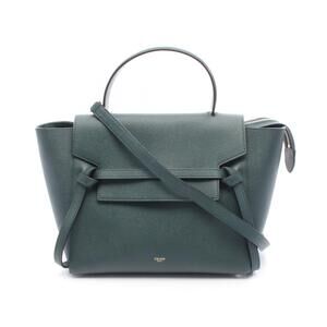 Celine BELT BAG Handbag Leather Green
